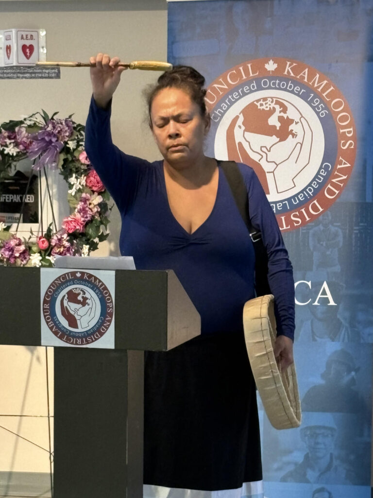 Knowledge Keeper, Leigh LaRue with Tk’emlúps te Secwepemc